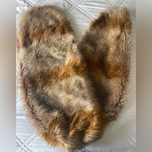 Furry shawl